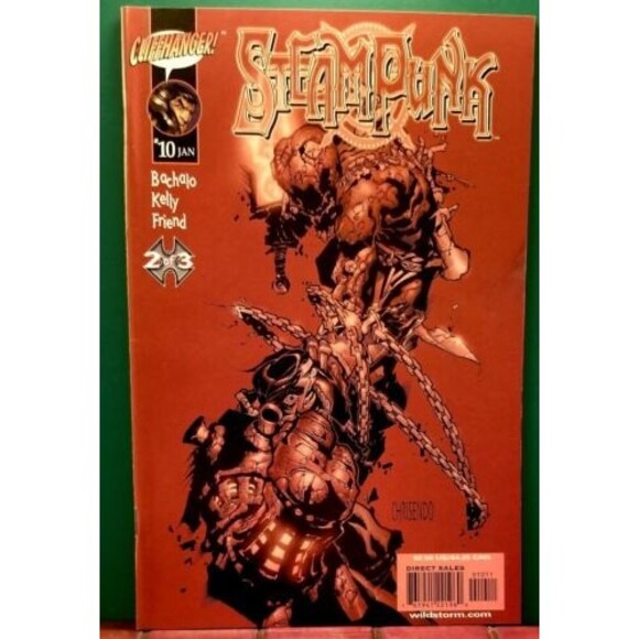 2000 Steampunk #4 6 8 9 10 Cliffhanger Productions High Grade Bagged & Boarded - Picture 6 of 6